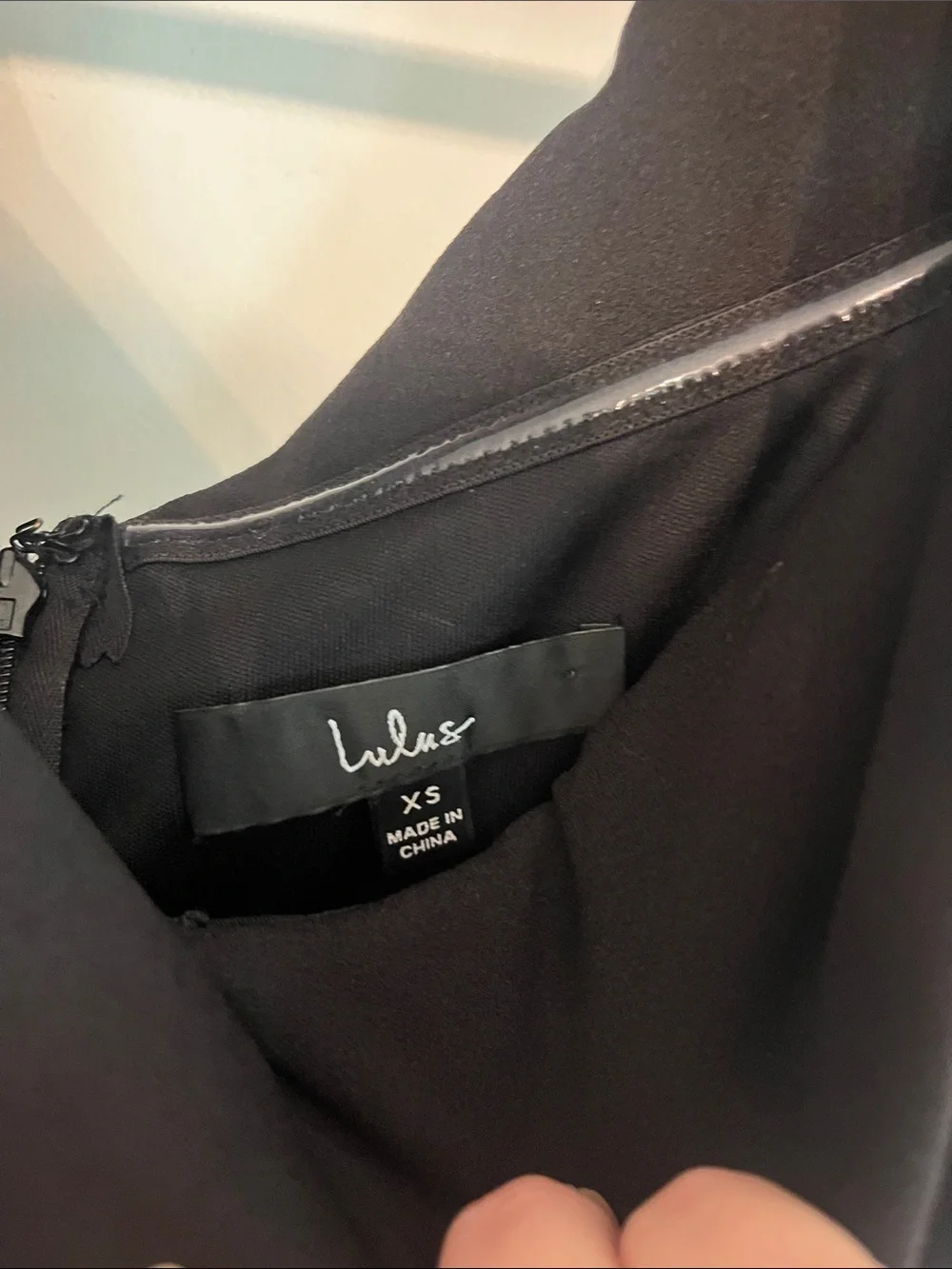 Lulu's Black Sleeveless V-Neck Maxi Gown with Side Slit